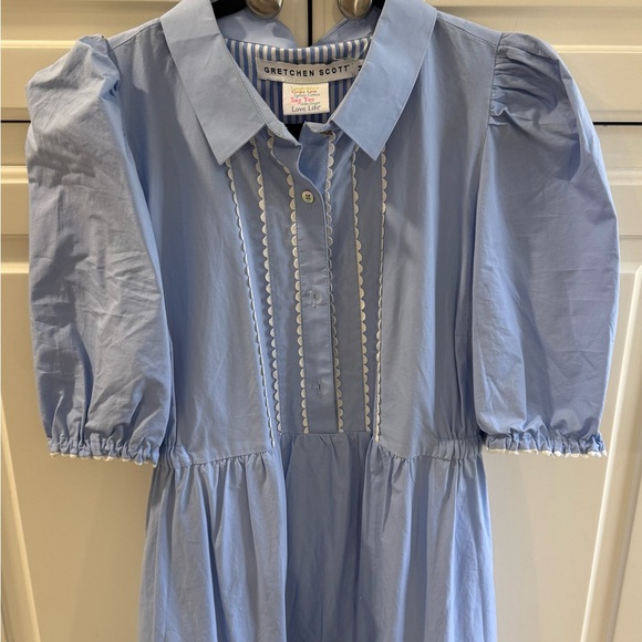 Gretchen Scott Ric Rac Roc Blue Maxi Dress - Picture 5 of 11